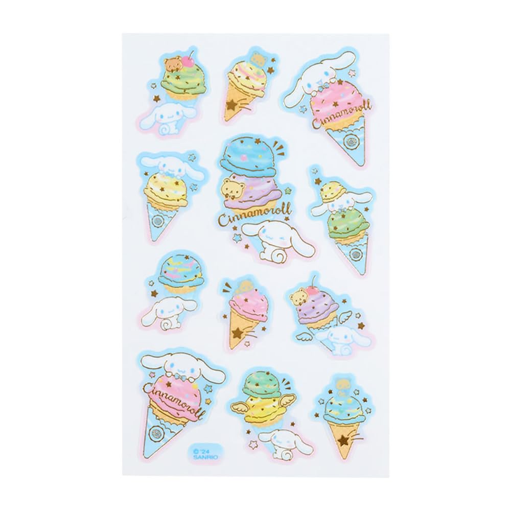 Sanrio Tracing Paper Stickers (Ice Party) Cinnamoroll 326658