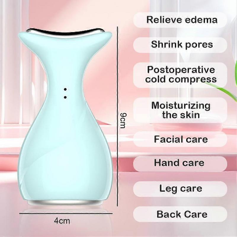 Ice Roller For Face and Eye,Facial Beauty Ice Roller Skin Care Tools, Ice Facial Cube Gua Sha Face Massage,Upgrated Ice Facial Roller