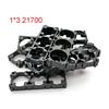 21700 Battery Holder Bracket Cell Safety Anti Vibration Plastic Brackets For 21700 Batteries Diameter 21.2mm Hole Pitch 23mm