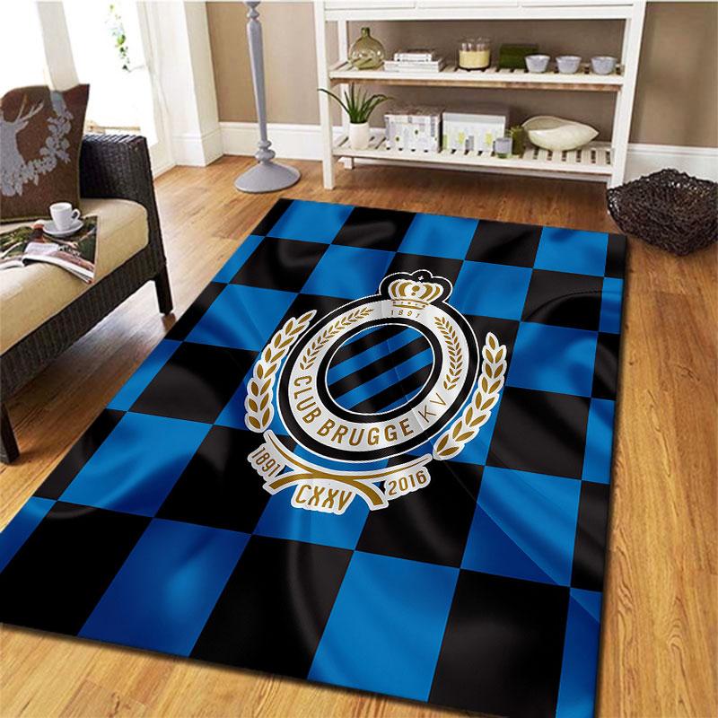 Club Brugge KV Carpet Rug for Living Room Bedroom Home Sofa Decoration,Kids play Non-slip Floor Mat