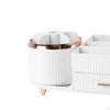Make-up-Organizer für den Schminktisch, Drehbarer Organizer, mit Schublade, Große Kapazität, Kosmetik