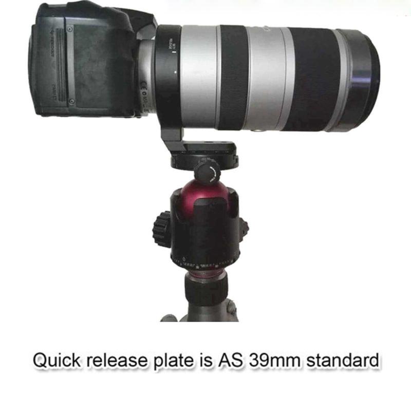 Metalowy Statyw Montażowy Kołnierz Obiektywu Otwory 1/4 cala 3/8 cala dla S740 70-400mm Sprzęt Fotograficzny dla Entuzjastów Fotografii