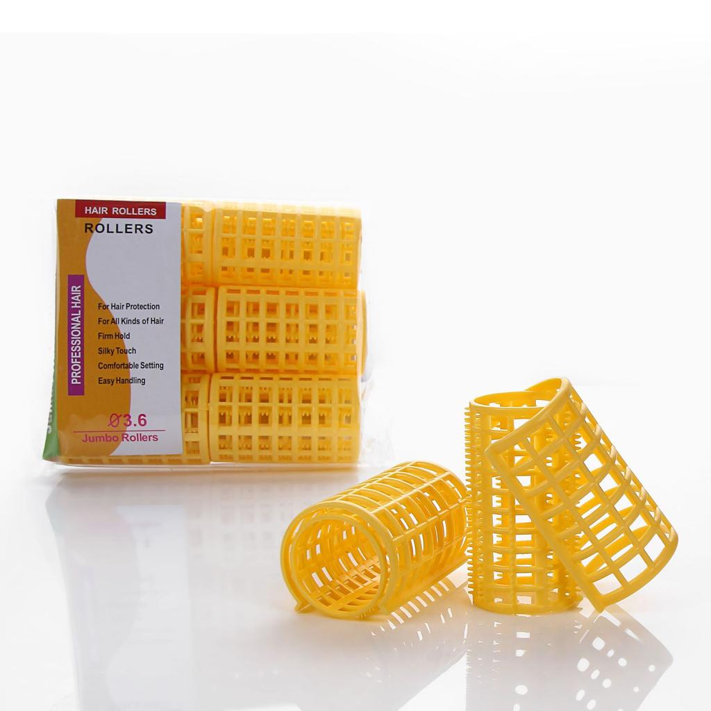 Plastikowe wałki do włosów, wałki zatrzaskowe, wałki samozaciskowe do samodzielnego montażu, do salonu fryzjerskiego, wstążka do kręcenia włosów, losowo