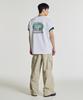 Nyuballanseu Nbneg21513 / Uni Nb Friends Earth Graphic Short Sleeve T-Shirt (Light Gray)