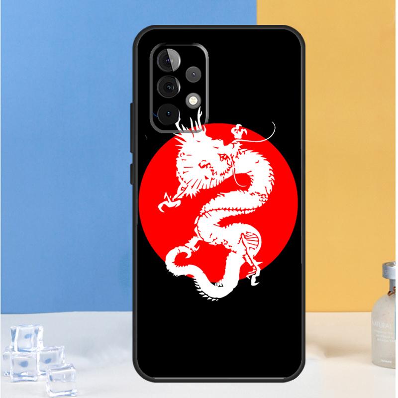 Japanese Dragon Style For Samsung Galaxy A05 A06 A13 A33 A53 A36 A26 A16 A54 A34 A14 A32 A52 A55 A35 A15 A56 Case