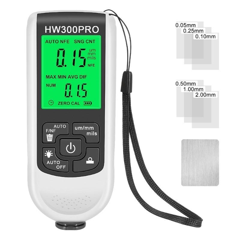 Coating Thickness Gauge 0-2000UM Car Paint Film Tester Measuring Paint Tools