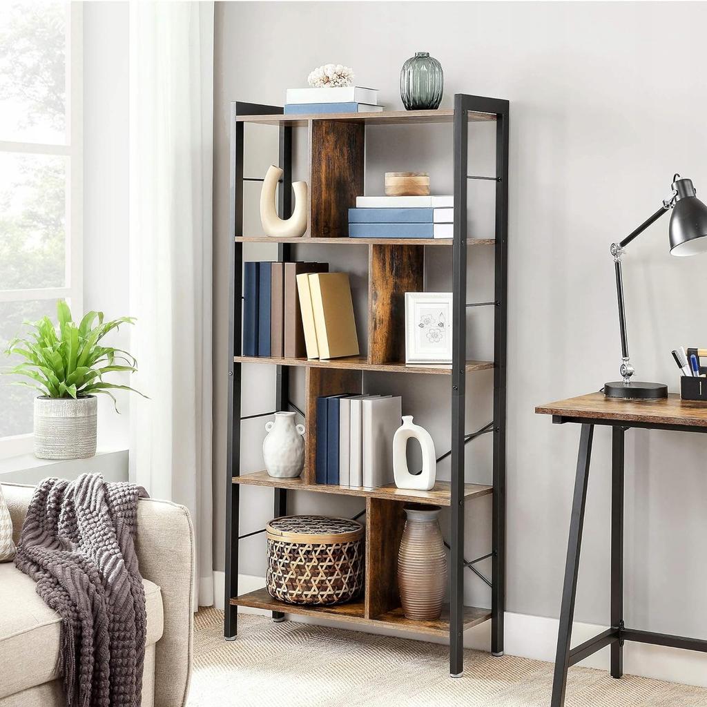Open office shelf for binders with 5 shelves Industrial Bookcase