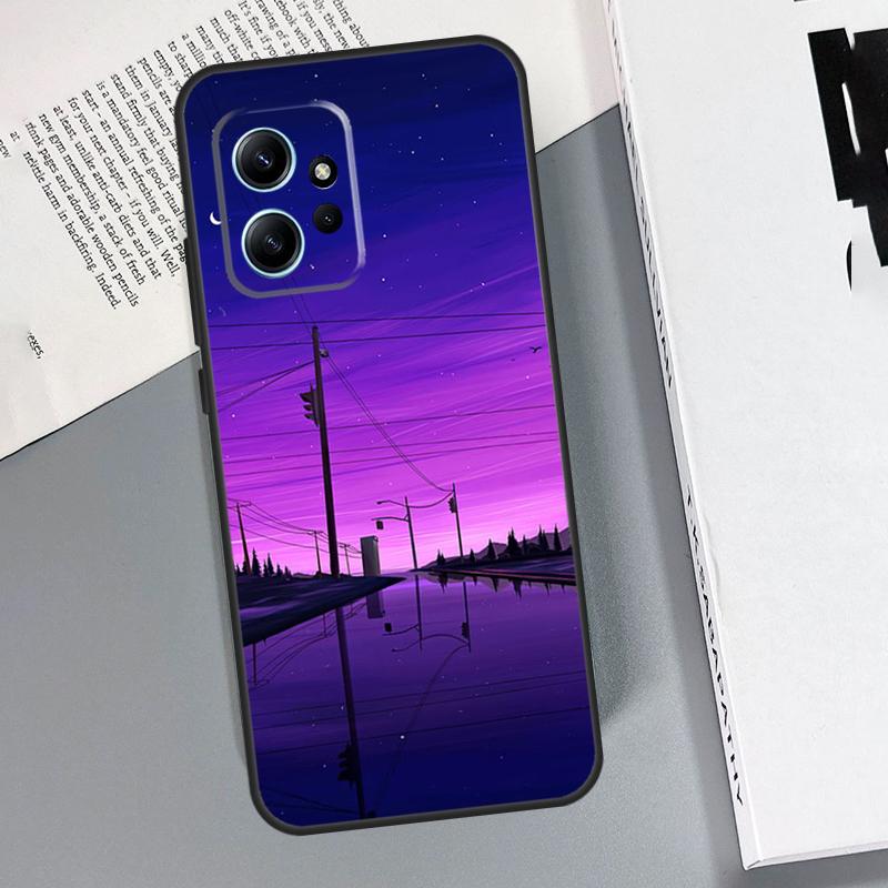 Purple Aesthetic Case For Xiaomi Redmi Note 14 13 10 11 12 15 Pro Plus Cover For Redmi 15C 15 13C 12C 14C 10C