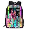 Monster High Unisex 15in Backpack Ergonomic Support Oxford Fabric Schoolbag