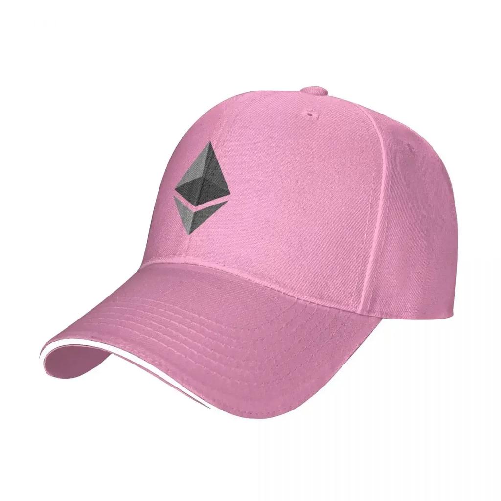 Ethereum Coin Crypto Blockchain Decentralized Cryptocurrency Eth Baseball Cap Sun Hat For Children Hiking Hat Unisex's Hats Women's