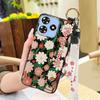 Phone Holder Kickstand Phone Case For ZTE Blade A73 4G/V50 Smart Durable Anti-dust Silicone Wrist Strap Fashion Design