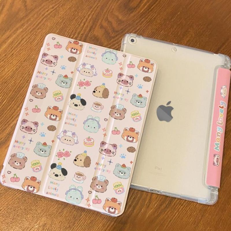 Pencil Case for IPad Air 5th Generation Case 10.2 7th 8th 9th Gen IPad Mini6 Air 2/3 10.5 for Samsung Tab A9 8.7 Plus 11 Cute ipad mini6 8.3