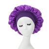 Women Sleeping Caps Bathroom Satin Solid Color Stretch Bonnets For Sleeping Women Styling Accessories