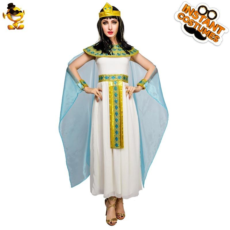 Cleopatra adult costume, Halloween costume, cosplay, stage party costume XL