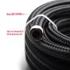 CPE Nylon Braided Stainless Steel Black Racing Fuel Pipe Hose Oil Tubing Oil Cooler Oil Hose