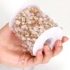 1meter Stone Chain Light Pink Gold Color Real Stone Irregular Beads Crystal Chains for Necklace Bracelet Jewelry Making DIY