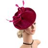 Lady Elegant Fascinator Velvet Headband Vintage Headwear Christmas Decor Party Dance Hair Acccesories Weddings Hairband Women