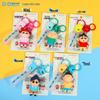 Crayon Shin-chan Keychain: Anime Backpack Charm & Student Gift