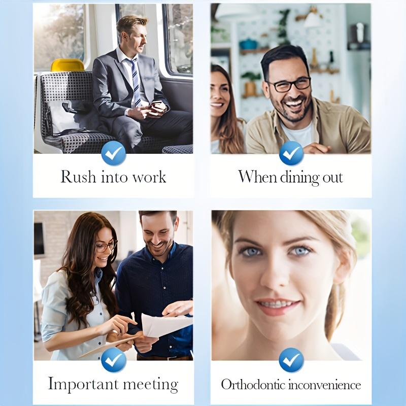 Lahvička Broskvová Žvýkací Pevná Zubní Pasta Tablety Odbarvující & Čisticí Série Pevných Zubních Past