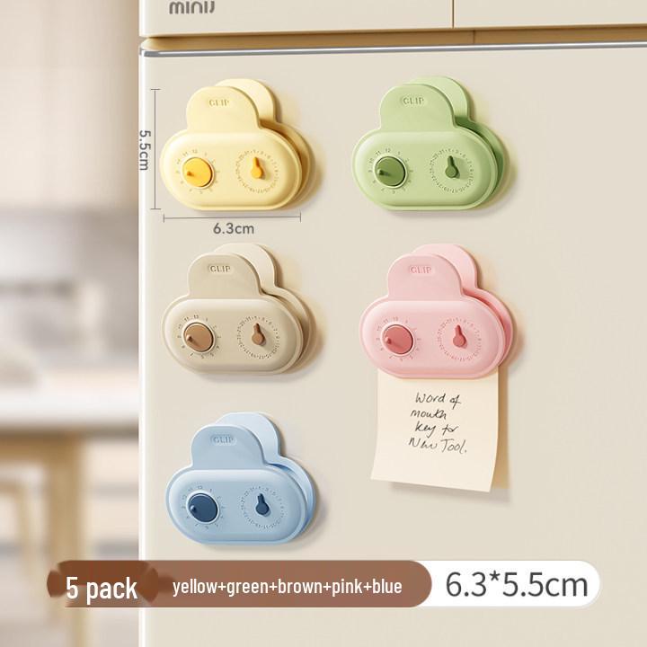 

Элегантные магнитные зажимы для герметизации снеков - Милый и креативный кухонный аксессуар