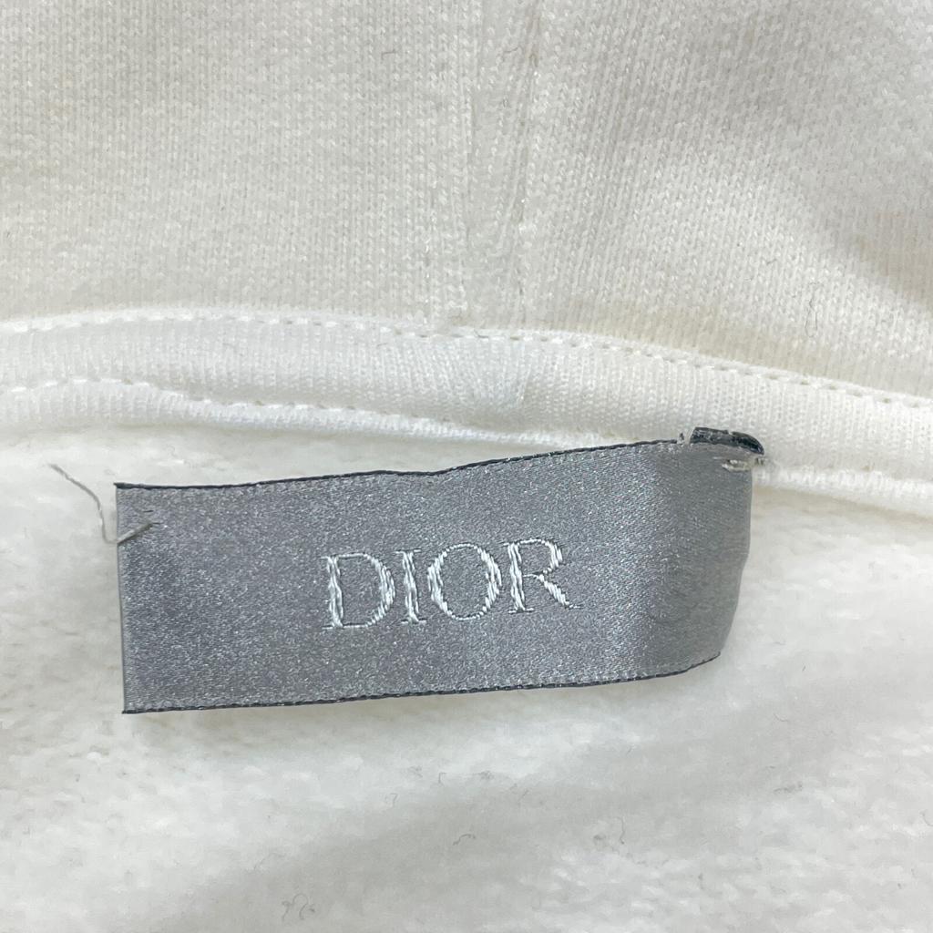 Dior 113J698A0531 White CD Icon Sweat Pullover Hoodie Tops S whiteUsed