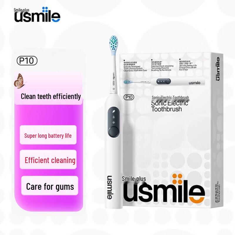 

Электрическая звуковая зубная щетка usmile P10 с китайской вилкой (адаптер в комплекте)
