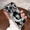 Jujutsu Anime Kaisens For Samsung Galaxy A56 Clear Case A55 A54 A52 A53 5G A36 A34 A35 A33 A73 A26 A25 A16 06 Silver Phone Cover
