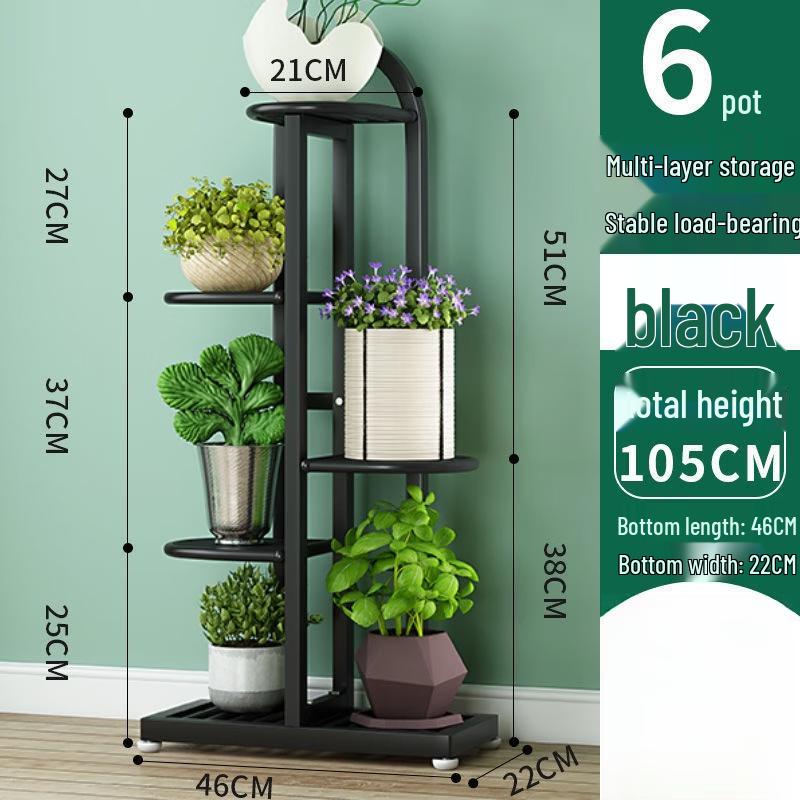 

Modern 5-Tier Iron Art Flower Stand