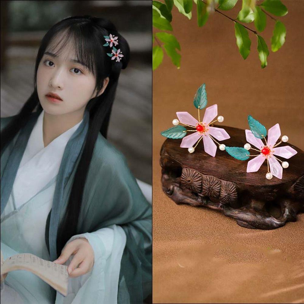 Tassel Chinese Style Hair Stick Butterfly Hanfu Hairpin Classical   for Women