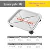 Mobile Plant Tray with Wheels and Water Reservoir - Leak-Proof, Thickened Plastic Base