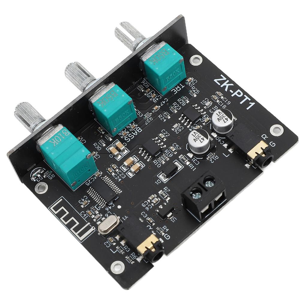 ZK PT1 Wireless BT 5.0 Decoder Board 2 Channel Stereo AUX Output BT Receiver Amplifier Board with