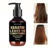 Keratin Leave-In Conditioner with Biotin & Collagen - Repairs Damaged Hair for Deep Moisture, Softness & Shine, Hair Treatment Less