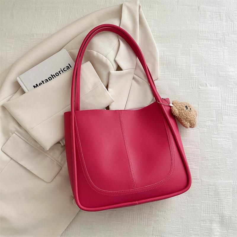 Fashionable Spring 2024 Street-style Womens Tote Bag In Black Green Pink White