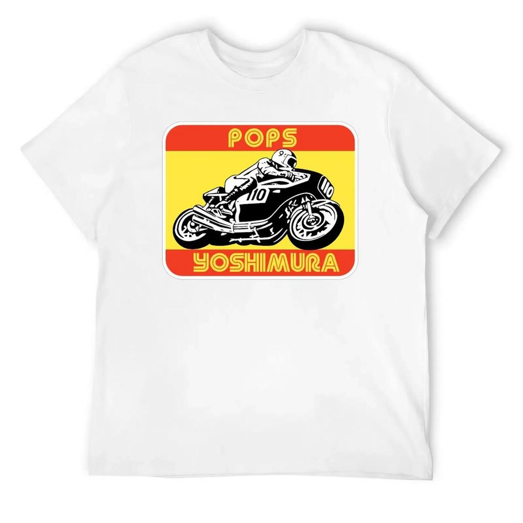 Sport T-shirts Hot Sale Funny Novelty Home Eur Size POPS Yoshimura Classic Round Neck T-shirt clothing harajuku