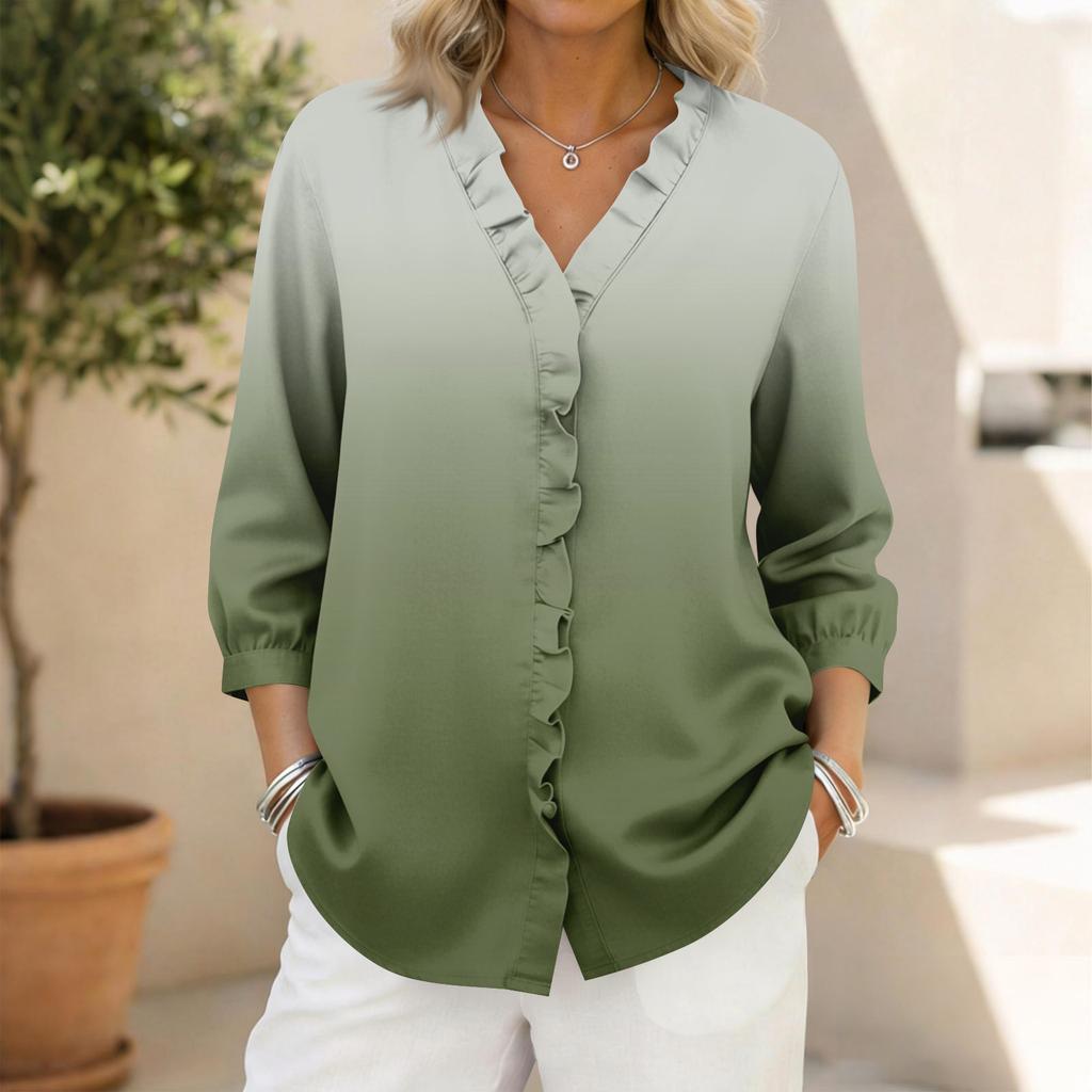 Women's 3/4 Sleeve Shirts Graphic Tees Shirts Casual Basic Tops Pullovers