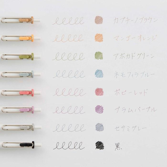 Mitsubishi Pencil Uniball One Gel Pen 0.38mm 8-Color Set UMNS38FC8C