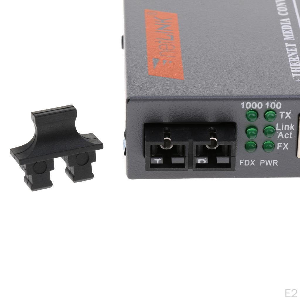 Single Dual SC Fiber Media Converter, 1000Mb/ Optical External Installed