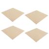 Self Adhesive Carpet Squares 30x30cm Non Slip Polyester Floor Mat Home Office Decoration Supplies Khaki 50Pcs