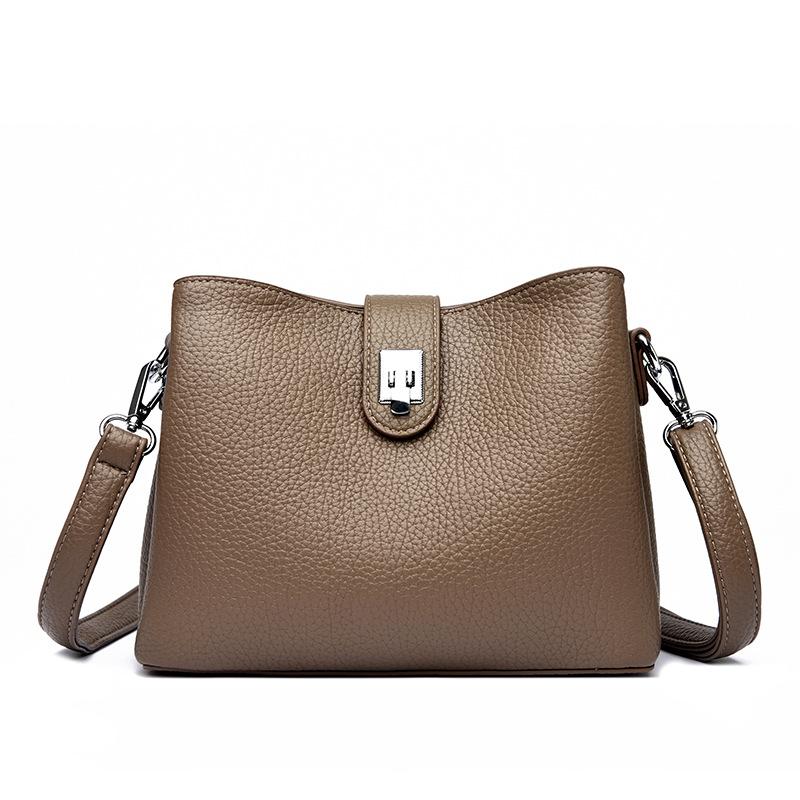 

Простая сумка-седло, Стильная сумка для поездок на работу через плечо, Сумка кроссбоди женская серый