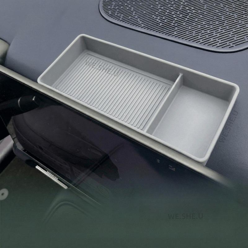 For Leapmotor B03X A10 2026 2027 Central Control Screen Rear Storage Box ETC Non Slip Organizer Car Interior Modification