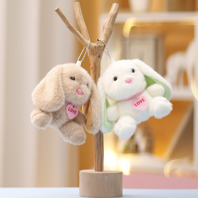 Soft And Huggable Plush Rabbit Toy Beautiful Gift For Girls Perfect For Keychains