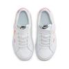Nike Court Legacy Bequeme Rutschfeste Stoßdämpfung Low-Top Kinder Skateschuhe Kinder Sneaker Weiß Rot FB7777-100