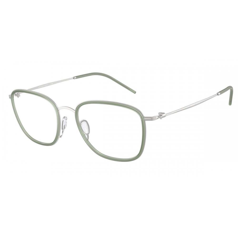 

Giorgio Armani Men Eyeglasses Ar5154 3045 Matte Silver/Green/51-19-145