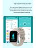 ET570 Bluetooth Smartwatch 2024: ECG, Body Temp, Heart Rate, Blood Pressure, Multi-Sport Features