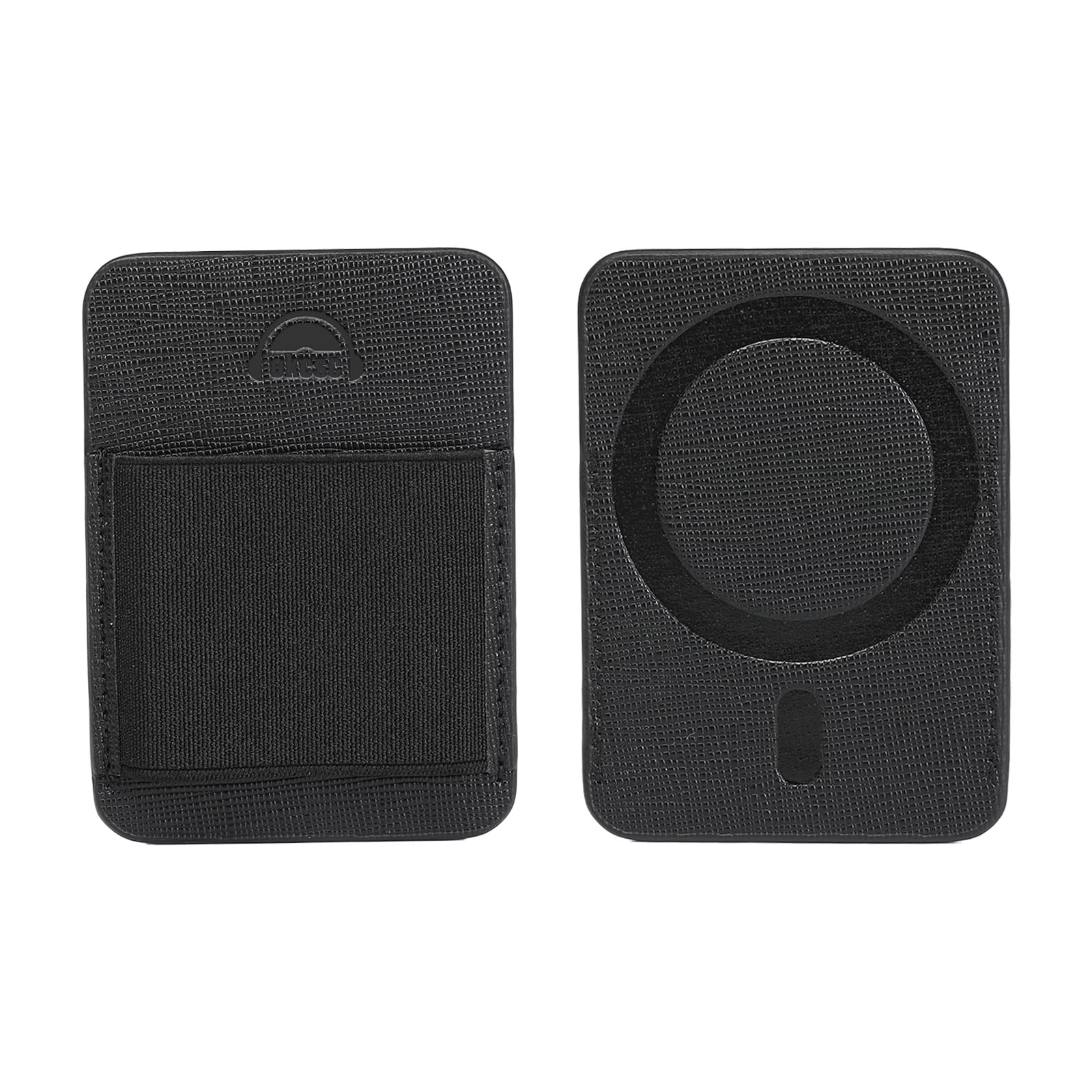 okcsc DAC Storage Case, DAC Pocket, Headphone Amplifier, Portable Amplifier Case, Magnetic Closure, Leather Case, Securely Holds, One Pocket, Black