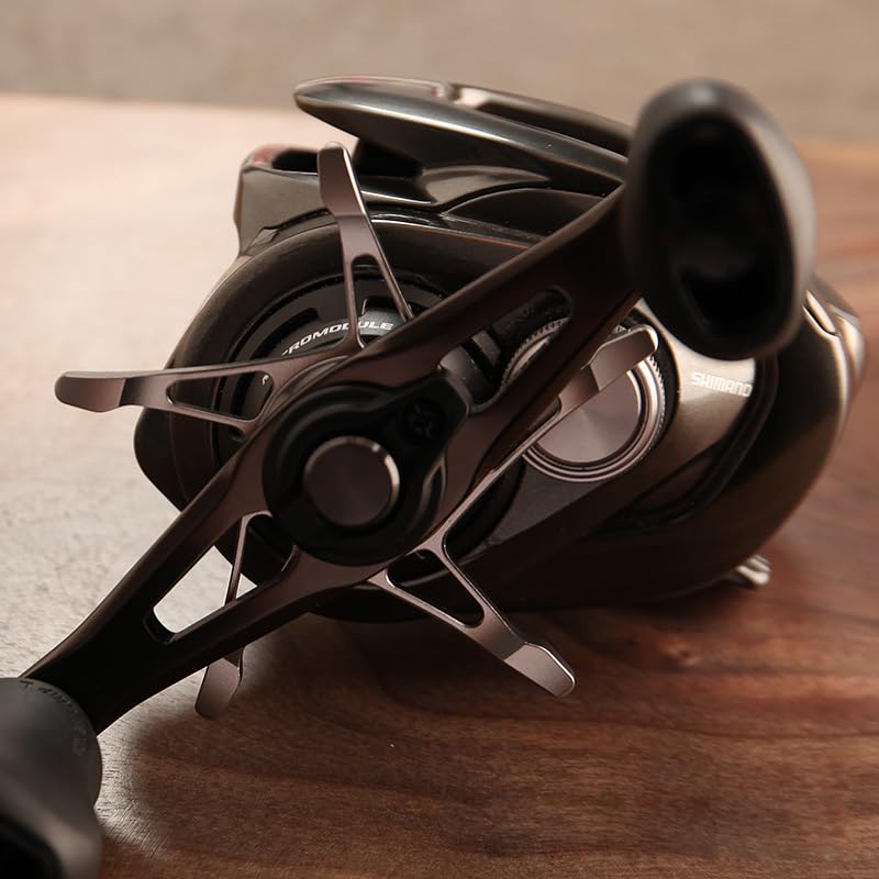 VISPREA for Shimano Antares Curado Calcutta Metanium SLX and Scorpion Compatible Baitcasting Aluminum Alloy Long Arm Drag Replacement for Custom YU317