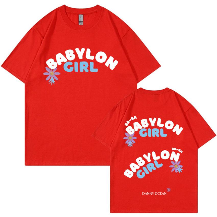 Streetwear Rapper Danny Ocean High Quality TShirt Mens Harajuku Short Sleeve Tshirts Cozy Cotton Loose Crewneck Gothic T Shirts S