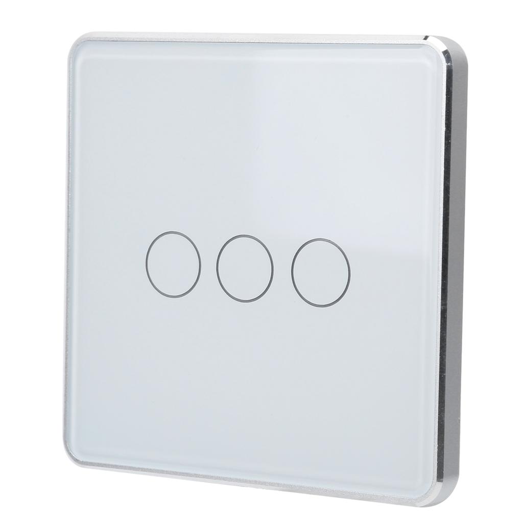 Intelligent Touch Light Switch 86 Type Wireless for ZigBee 2.4G Voice Control AC 100?250V