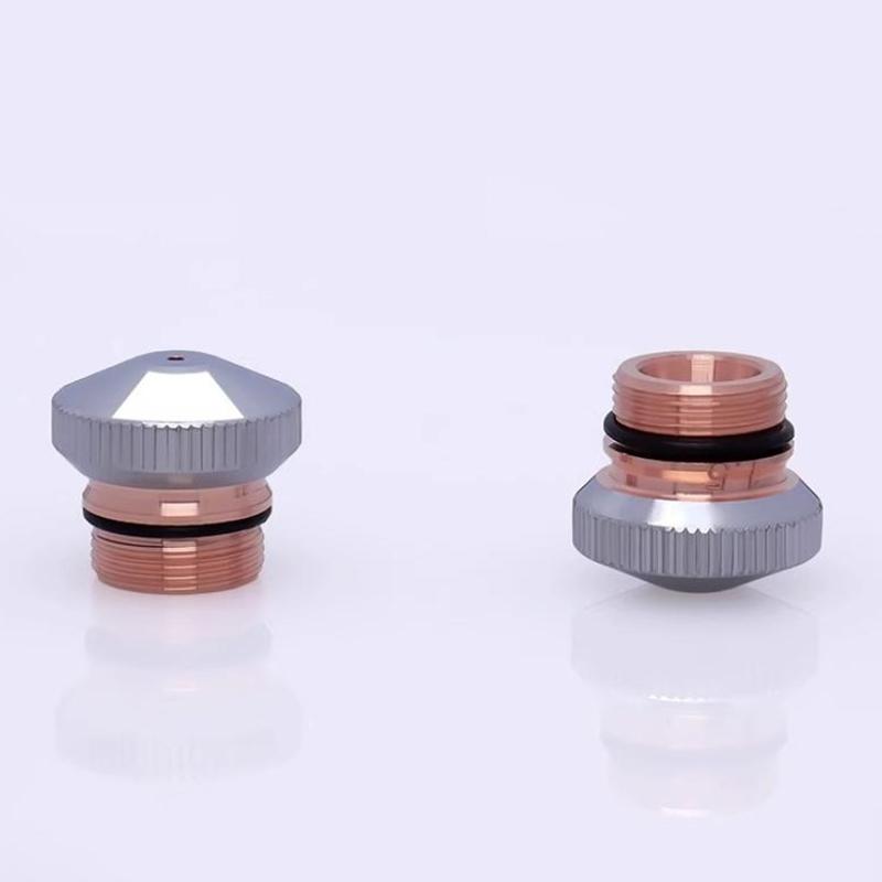 Double Layer DNE Laser Cutting Nozzle 1 PCS D15 M12 H15 High Power Fast Cooling For Sheet Metal Industry