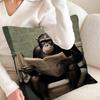 Funny Toilet Animals Pillow Covers Cartoon Sofa Decorative Home Double-sided Printing Short Plush Cute Cushion Cover